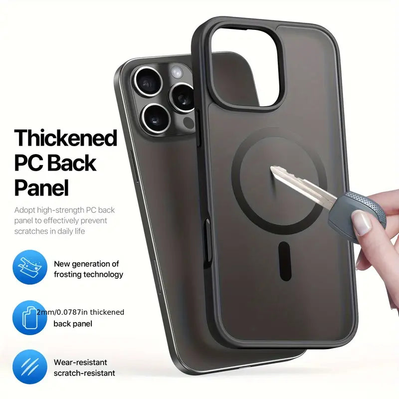 Premium Matte MagSafe Case with Wireless Charging for iPhone