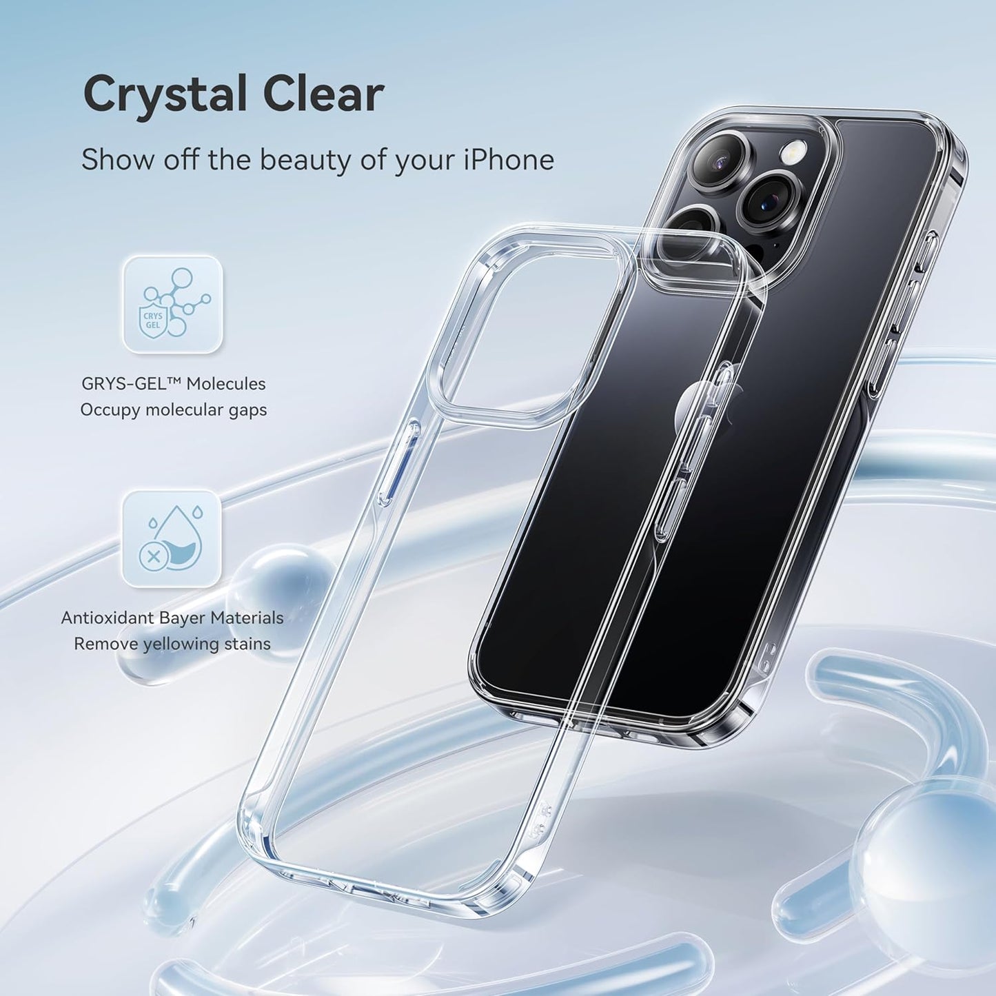 MOBIFY Crystal Clear Transparent Case for iPhone
