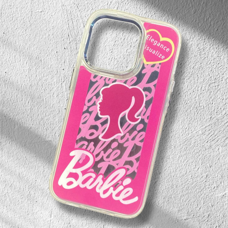 Premium Mirror Barbie Case For iPhone 14 Pro