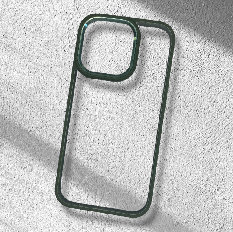 Premium Side Colour Back Hard Transparent Protective Case For iPhone 14 Pro Max