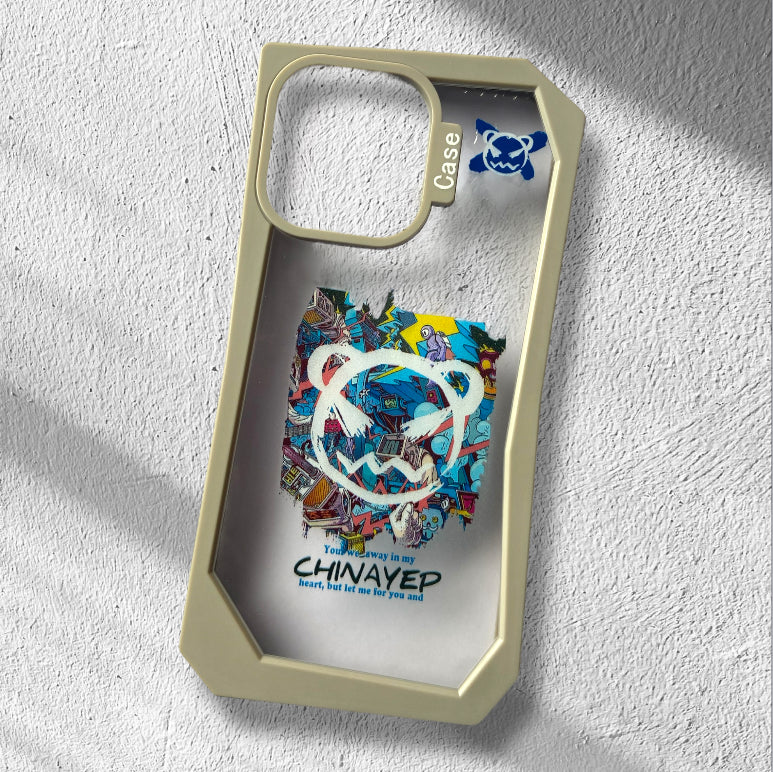 Premium Transparent Printed Protective Case For iPhone 14 Pro Max