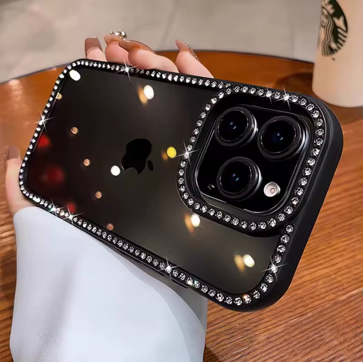 Luxury Front-Back Diamond Case for iPhone