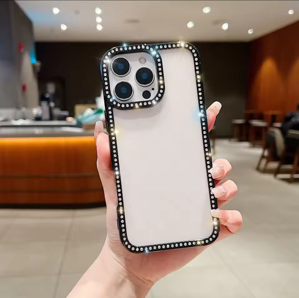 Luxury Front-Back Diamond Case for iPhone