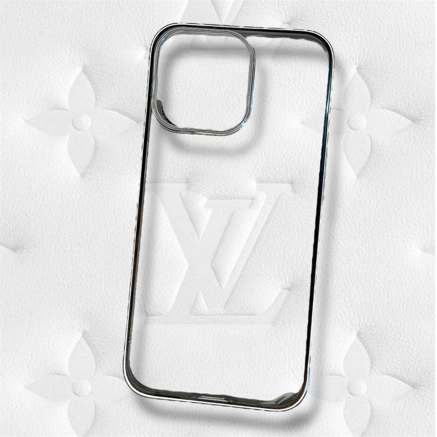 Premium Side Chrome Back Hard Transparent Protective Case For iPhone 13 Pro