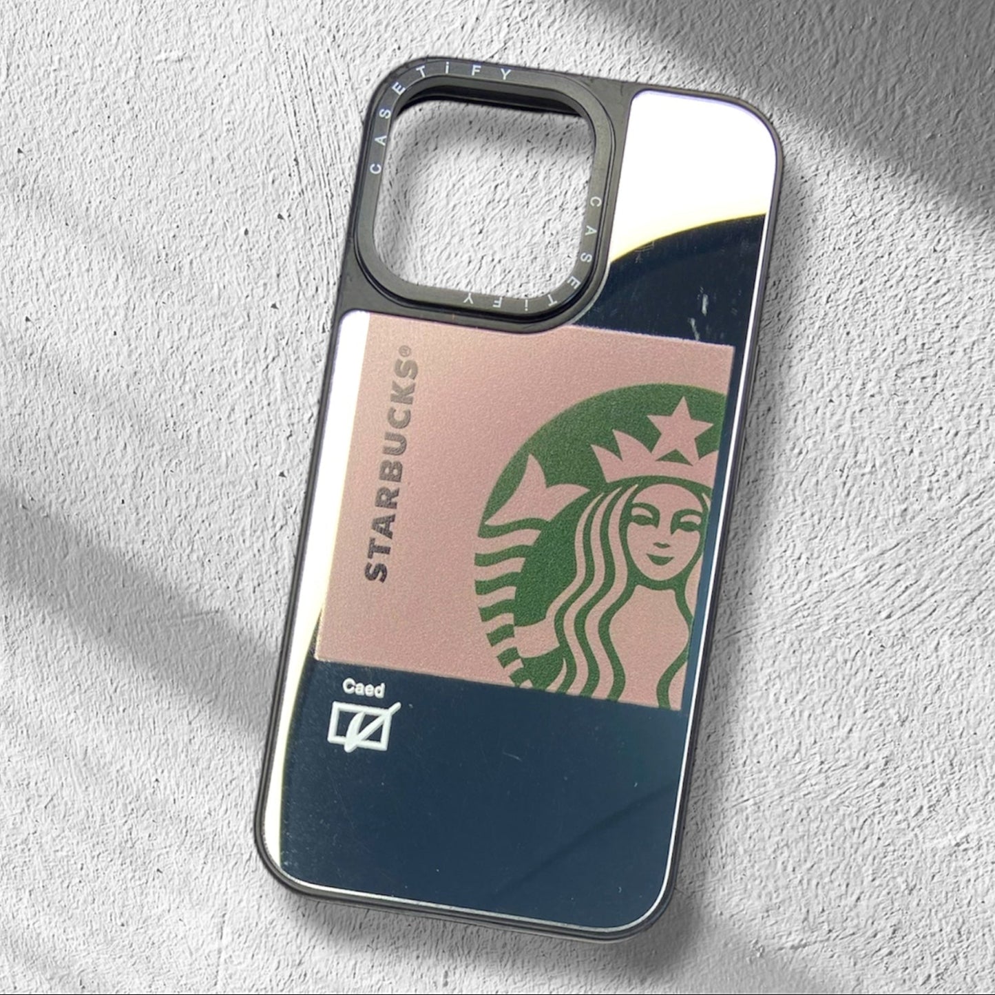 Premium Mirror Starbucks Protective Case For iPhone 14 Pro Max
