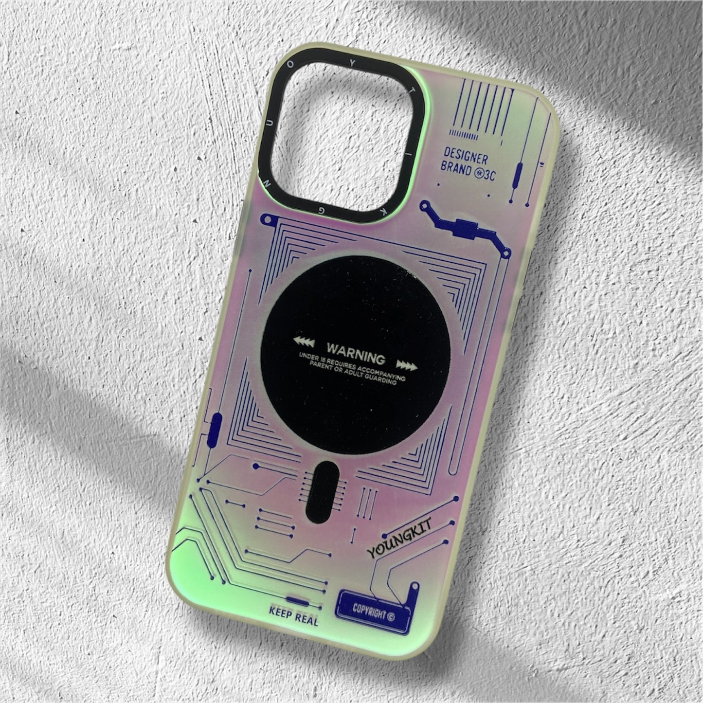 Premium Dual Shade Print Protective Case For iPhone 13 Pro Max