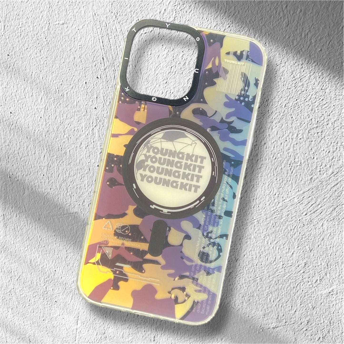 Premium Dual Shade Print Protective Case For iPhone 13 Pro Max