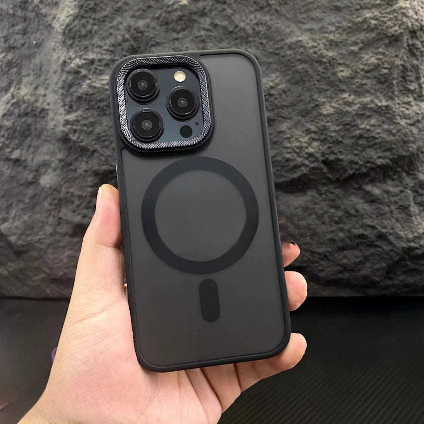 Premium Matte MagSafe Case with Wireless Charging for iPhone