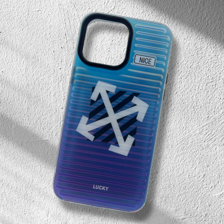 Premium Dual Shade Printing Protective Case For iPhone 14 Plus