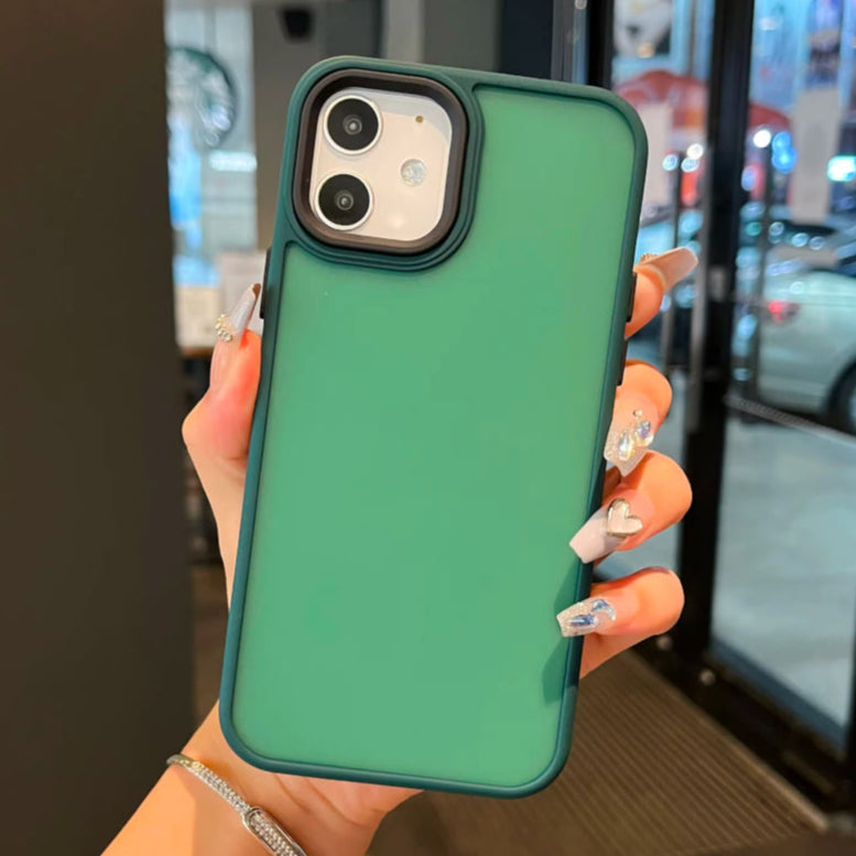 Premium Side Soft Smoke Matte Protective Case For iPhone 14 Plus