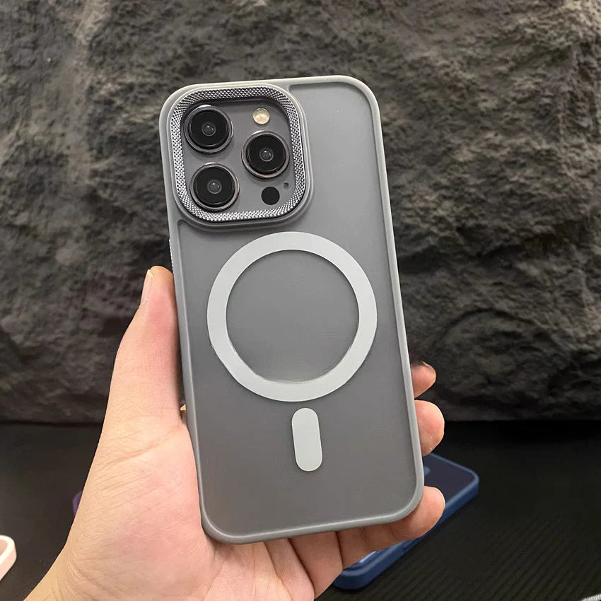 Premium Matte MagSafe Case with Wireless Charging for iPhone