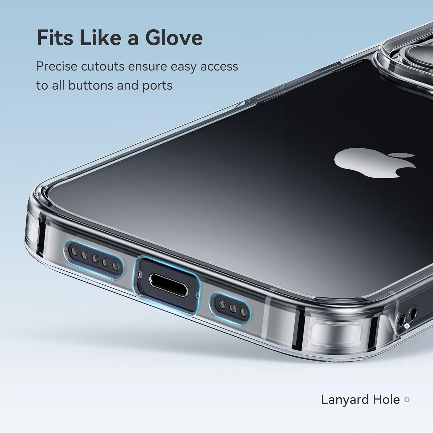 MOBIFY Crystal Clear Transparent Case for iPhone