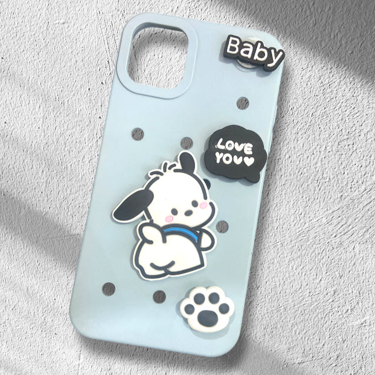 Premium Soft Silicon Dog Embossed Protective Case For iPhone 11