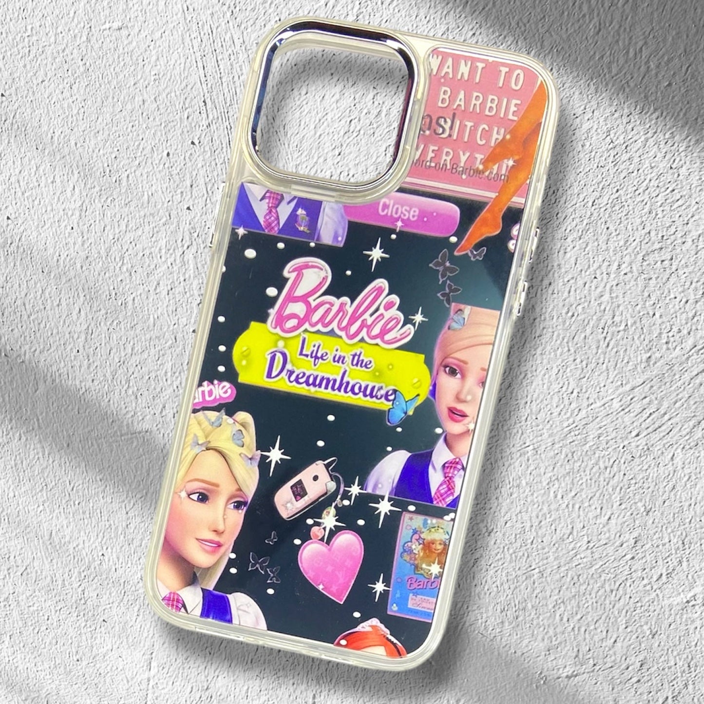 Premium Printed Mirror Barbie Protective Case For iPhone 11