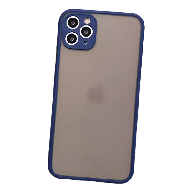 Premium Side Colour Back Hard Transparent Protective Case For iPhone 11