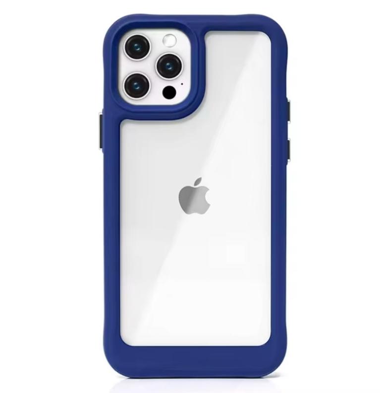 Premium Side Matte Colour Transparent Protective Case For iPhone 11 Pro Max