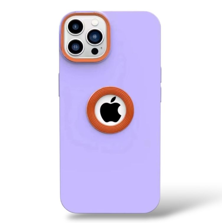 Premium Soft Silicon Logo Cut Protective Case For iPhone 12/12 Pro