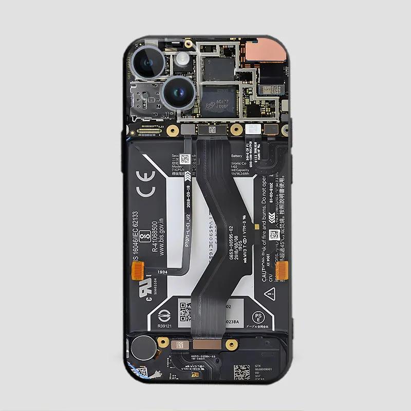 Premium Printed Side Soft Back Hard Protective Case With Camera Protection For iPhone 12