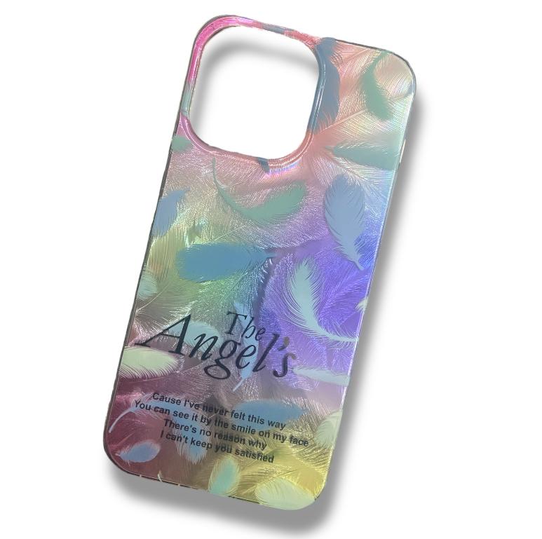 Premium Dual Shade Wing Printed Protective Case For iPhone 12/12 Pro