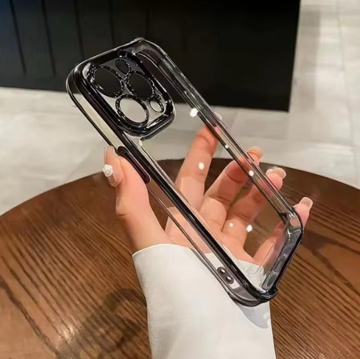 Premium Transparent Protective Case With Camera Protection For iPhone 12 Pro