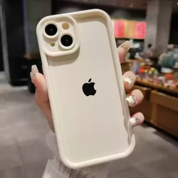 Premium Soft Silicon Logo Protective Case With Camera Protection For iPhone 13/14