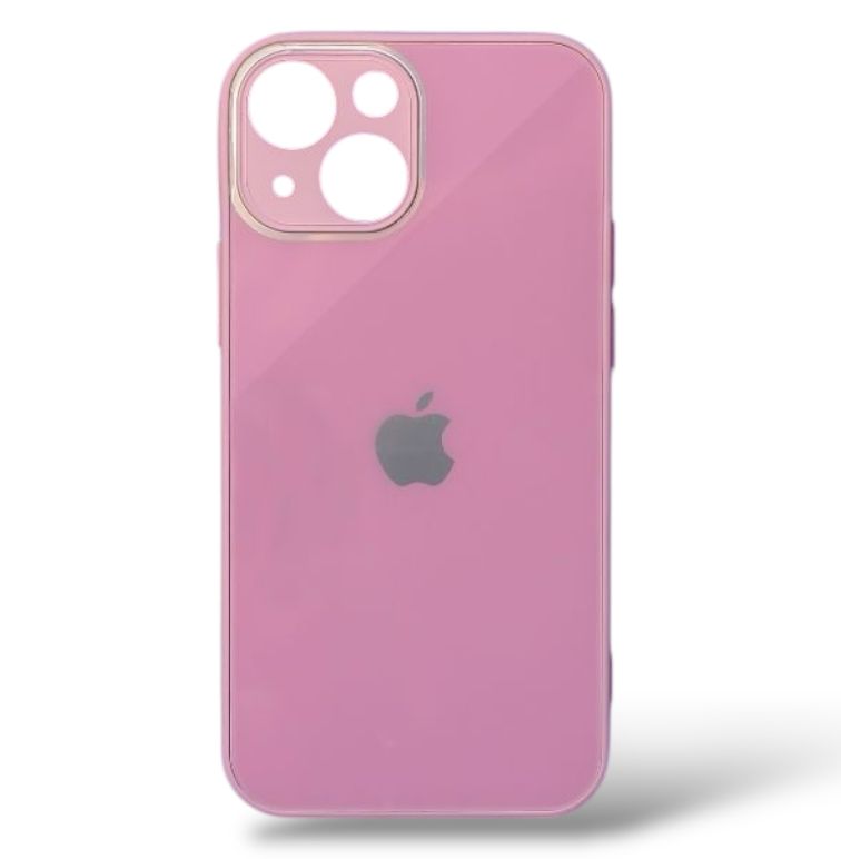Premium Glass Logo Protective Case With Camera Protection For iPhone 13 Mini