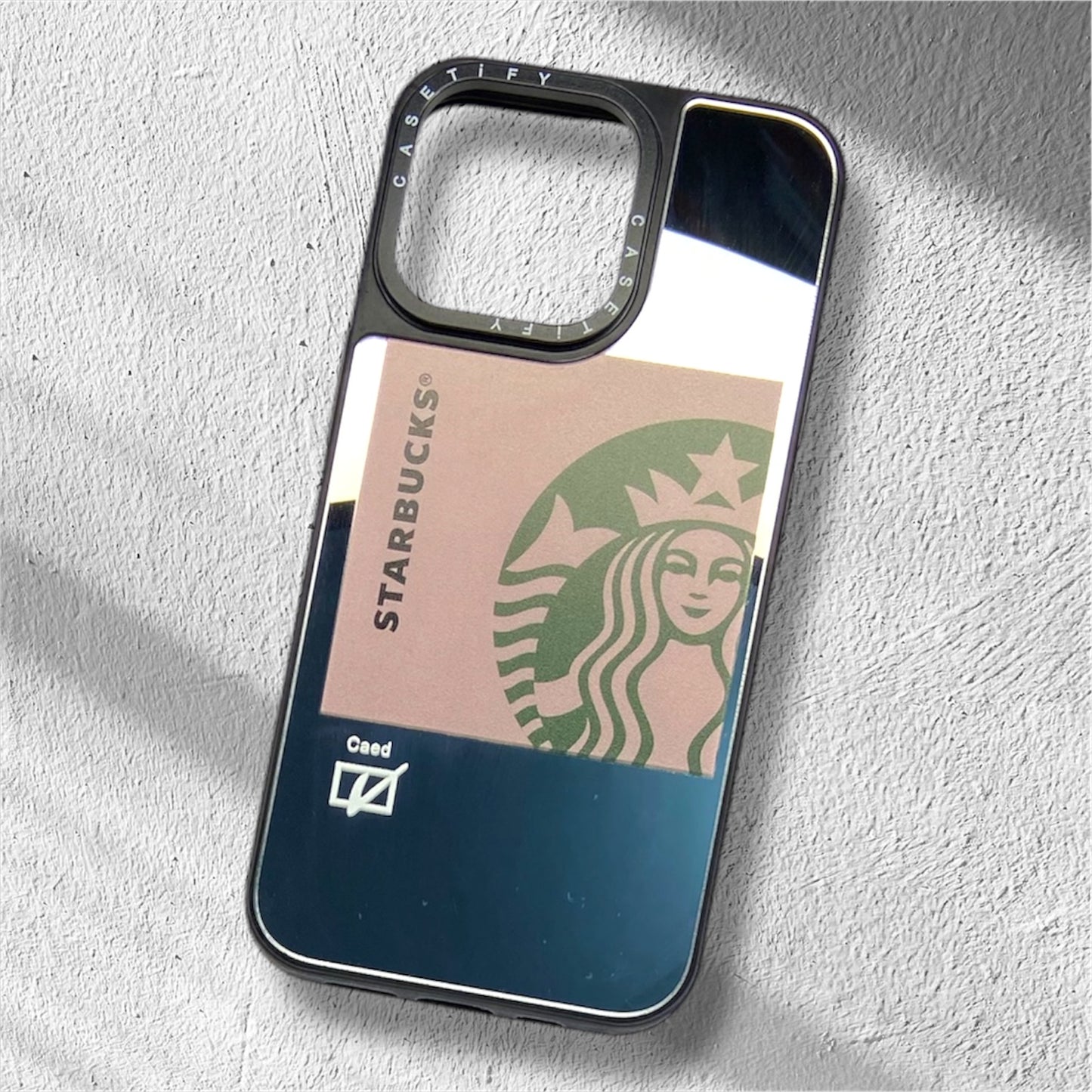 Premium Mirror Starbucks Protective Case For iPhone 14 Plus