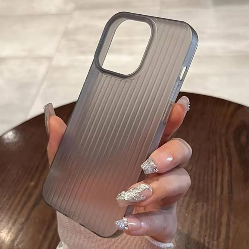 Premium Soft Silicon Smoke Matte Protective Case For iPhone 15 Pro