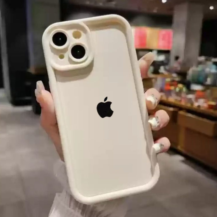 Premium Soft Silicon Logo Protective Case With Camera Protection For iPhone 15