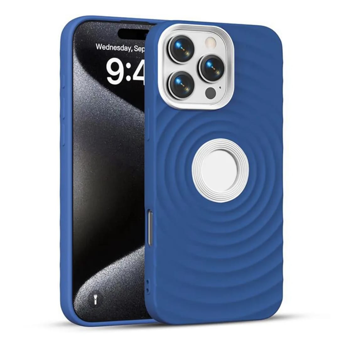 Premium Silicon Designer Protective Case With Logo Cut For iPhone 15