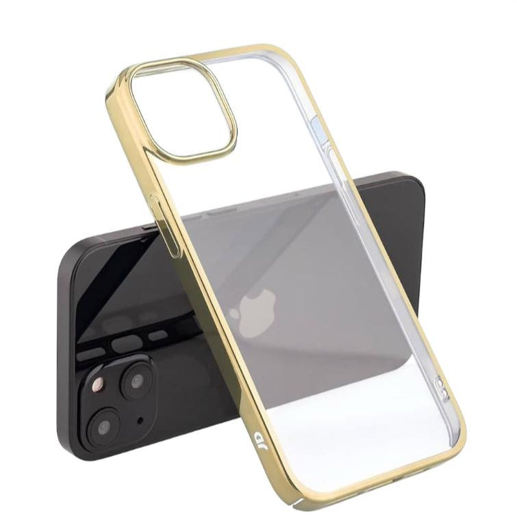 Premium Chrome Transparent Protective Case For iPhone 13/14