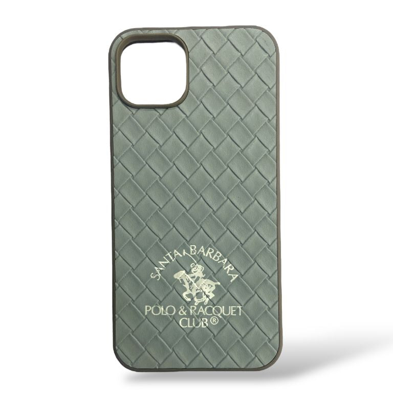 Premium Leather Cross Cut Protective Case For iPhone 13/14