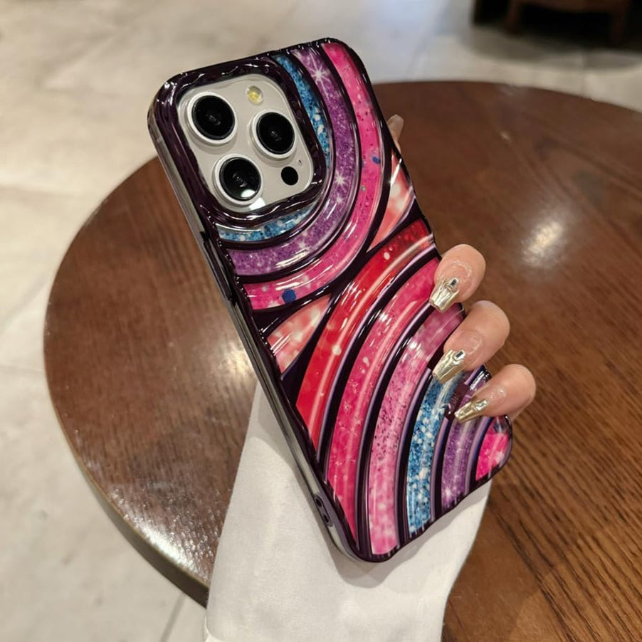 Premium Chrome Design Protective Case For iPhone 15 Pro Max