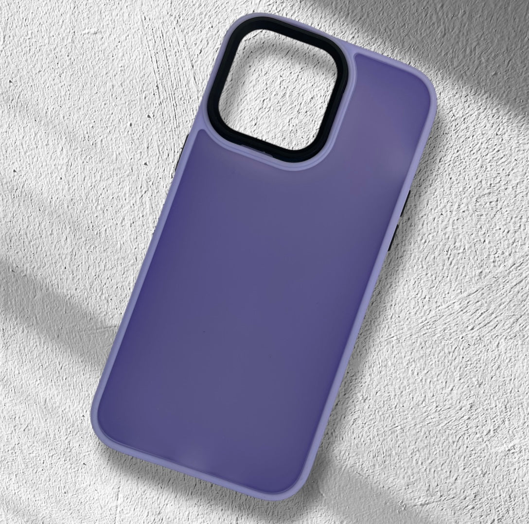 Premium Side Soft Smoke Matte Protective Case For iPhone 14 Pro Max