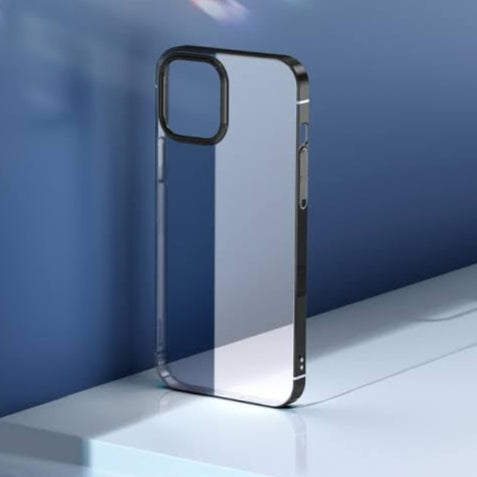 Premium Chrome Transparent Protective Case For iPhone 12 Pro Max