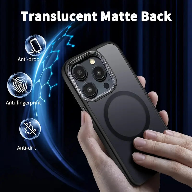 Premium Matte MagSafe Case with Wireless Charging for iPhone