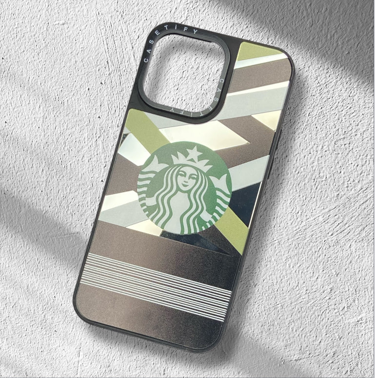 Premium Mirror Starbucks Protective Case For iPhone 13 Pro Max