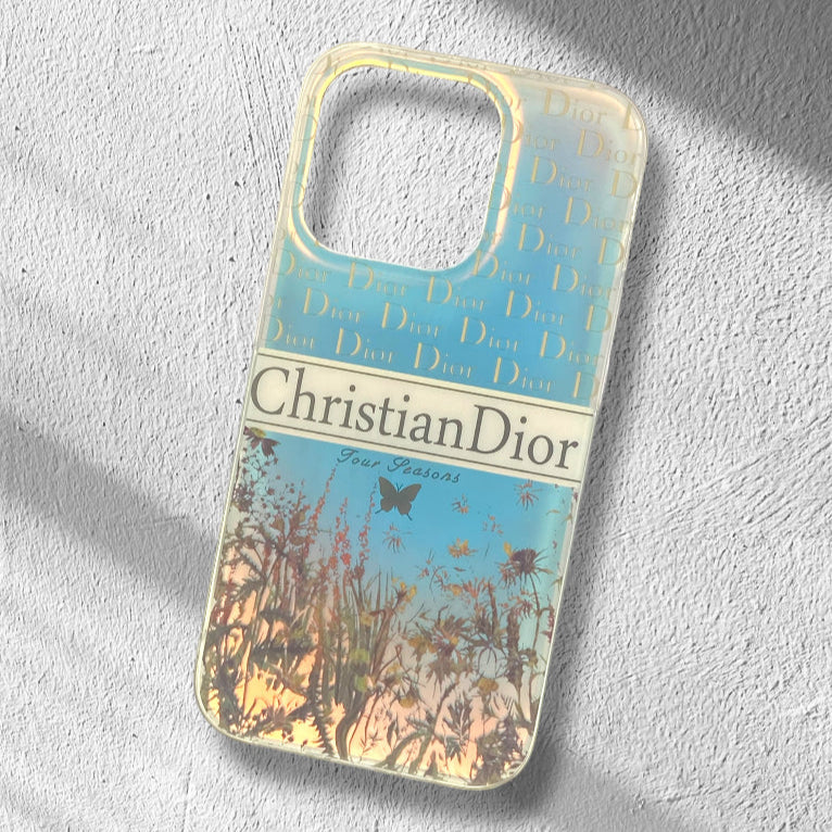 Premium Dual Shade Printed Protective Case For iPhone 14 Pro