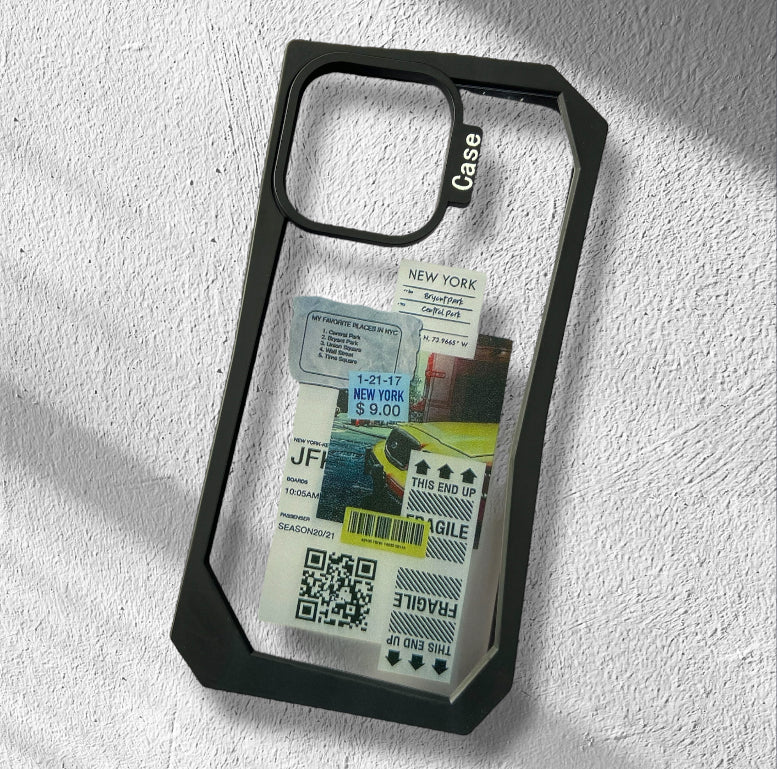 Premium Transparent Printed Protective Case For iPhone 14 Pro Max