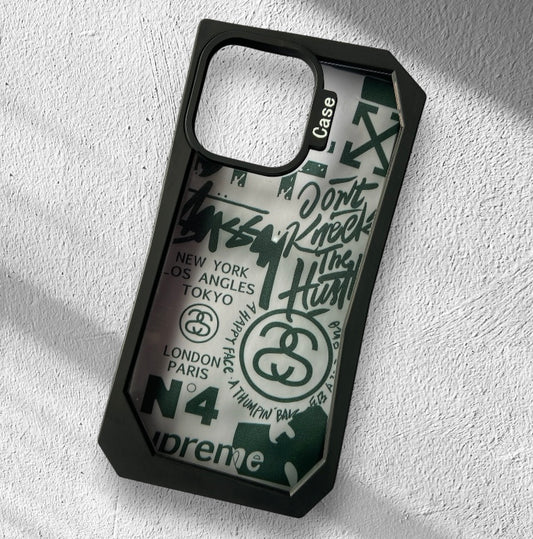 Premium Transparent Printed Protective Case For iPhone 14 Pro Max