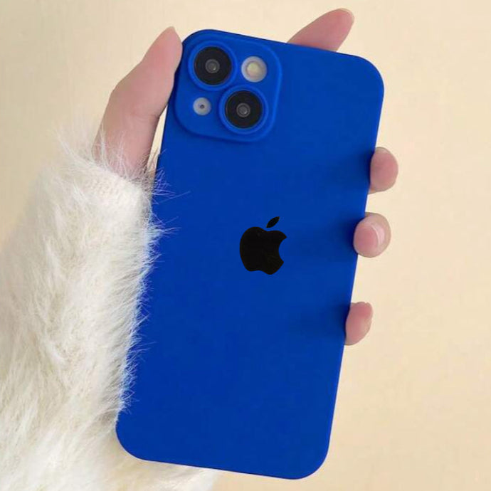 Premium Soft Silicon Logo Case With Camera Protection For iPhone 13/14