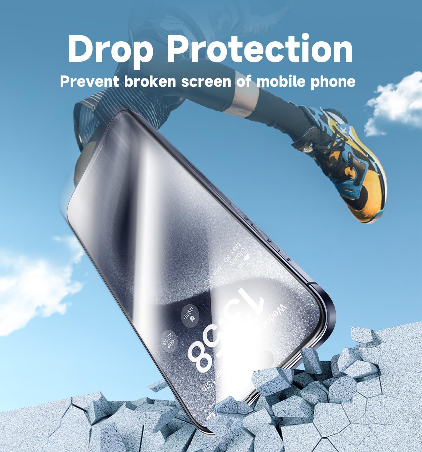 MOBIFY® Self Apply Dust and Bubble Free Tempered Glass for iPhone |🎉 Big Sale 2025 Promotion 🎉