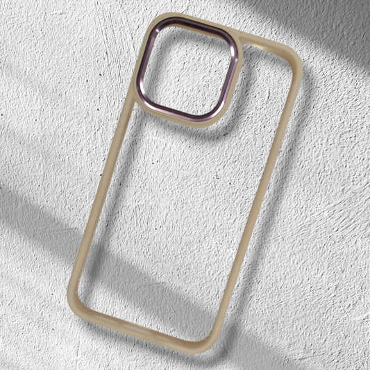 Premium Side Colour Transparent Protective Case For iPhone 13 Pro