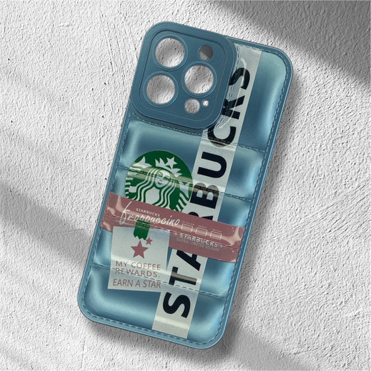 Premium Protective Printed Puff Case With Camera Protection For iPhone 13 Pro