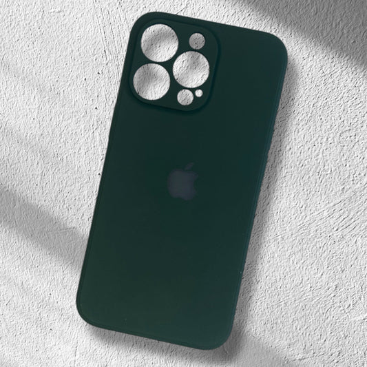 Premium Silicon Logo Case With Camera Protection For iPhone 13 Pro