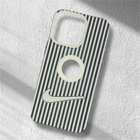 Premium Silicon Print Case With Logo Cut For iPhone 13 Pro