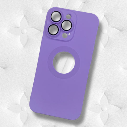 Premium Silicon Logo Cut With Camera Protection Case For iPhone 13 Pro