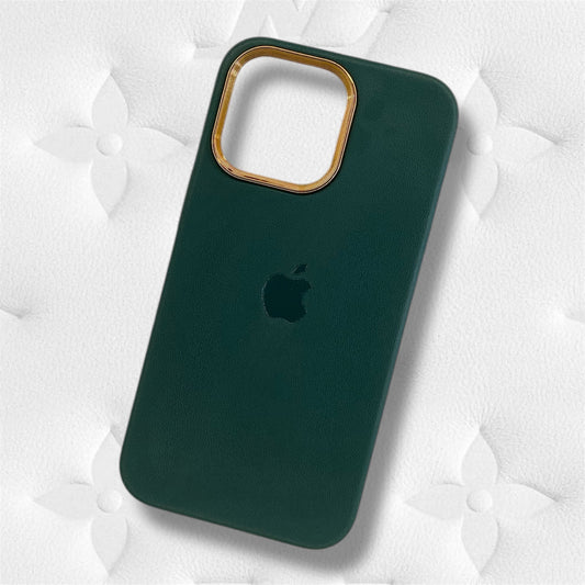 Premium Leather Protective Case With Logo For iPhone 13 Pro