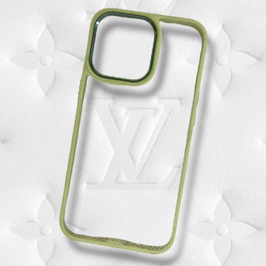 Premium Side Colour Back Hard Transparent Protective Case For iPhone 13 Pro