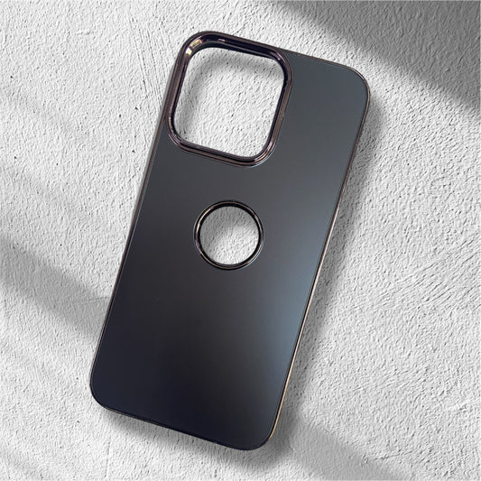 Premium Matte Glass Protective Case With Logo Cut For iPhone 13 Pro Max